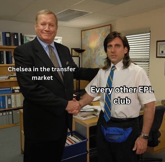 Chelsea's transfer strategy?

Just call a neighbor 🤝😅