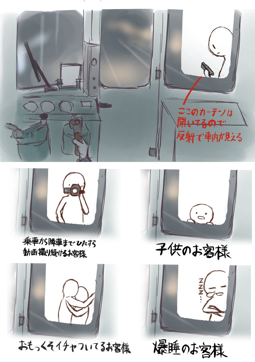 #これでフォロワーさんが増えました 
乗務中の体験談とかですかね 