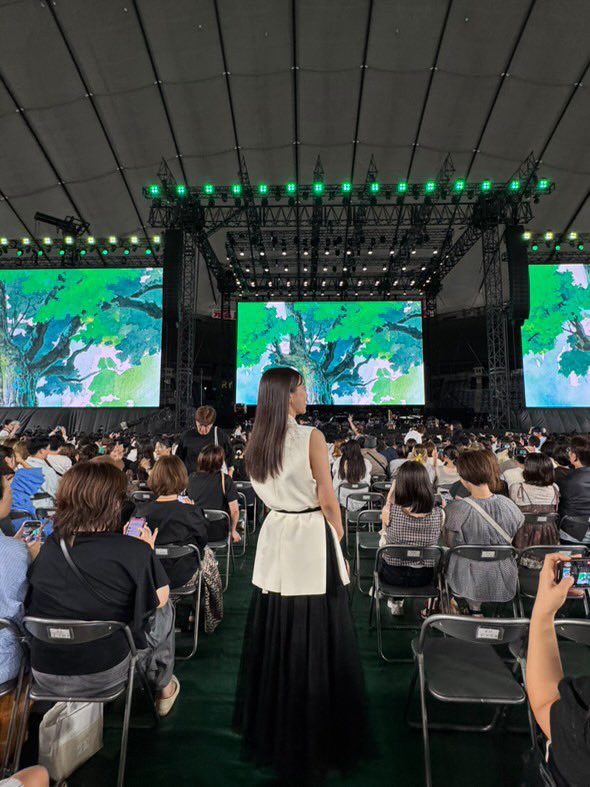 h480s2's tweet photo. 人生で１度は行きたいと思っていた久石譲さんのジブリコンサート🎻♡

息をのむほど美しく素晴らしい時間でした
こんなに心揺さぶられたのはいつぶりだろう

幸せを噛み締めてます https://t.co/GUpOkkHhS1