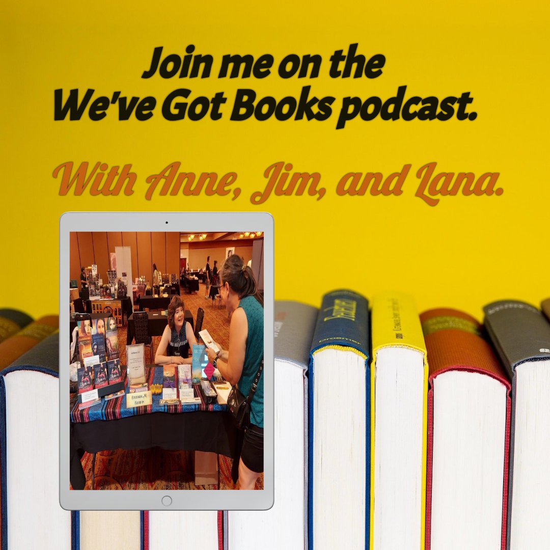 Please join me on the "We've Got Books" podcast. Find out what it is like to write in two genres. I'm sharing publishing tips too.
#AuthorLife #WritingCommmunity #WritingTips #podcasting 
podcasts.apple.com/us/podcast/bar…