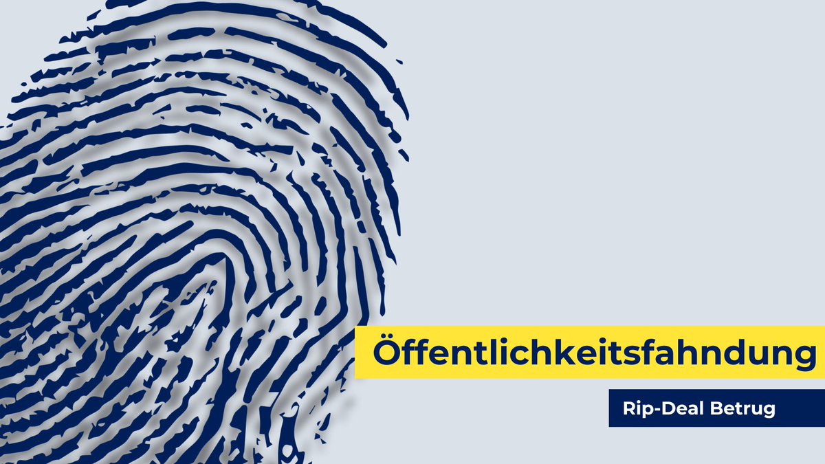LPDWien's tweet image. 🔎#Öffentlichkeitsfahndung : Vor kurzem wurde ein mutmaßlicher Betrüger ausgeforscht, der einen Österreicher um 800.000€ betrogen hat. Bei sachdienliche Hinweise zur Ergreifung des Tatverdächtigen wird ein Geldbetrag (3000€) ausgelobt.
Fahndungsbild➡
bit.ly/4lyzueF