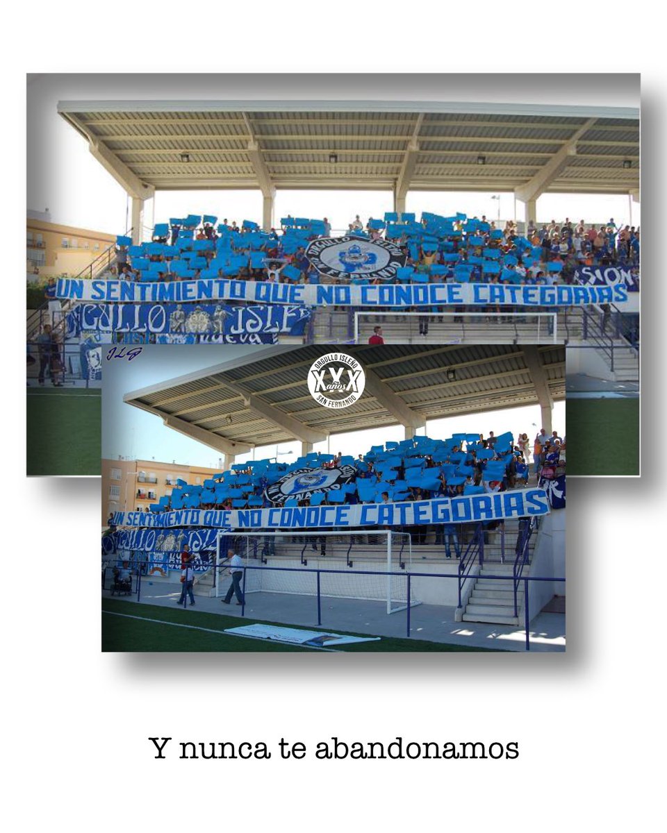 Como cantan los chavales de Orgullo y es el cántico que más me gusta: ¡¡VOLVEREMOS A SER CLUB DEPORTIVO SAN FERNANDO!!