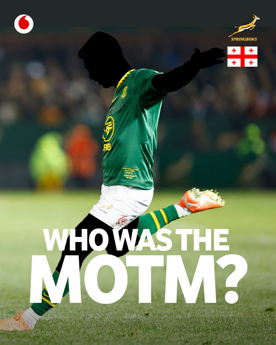vodacomrugby (@vodacomrugga) on Twitter photo Was it the big hits, the slick feet, or the game-changing try?
Tell us YOUR Man of the Match using #SCOREMORE and you could win a R700 <a href="/PicknPay/">Pick n Pay</a> voucher! Was it the big hits, the slick feet, or the game-changing try?
Tell us YOUR Man of the Match using #SCOREMORE and you could win a R700 <a href="/PicknPay/">Pick n Pay</a> voucher!