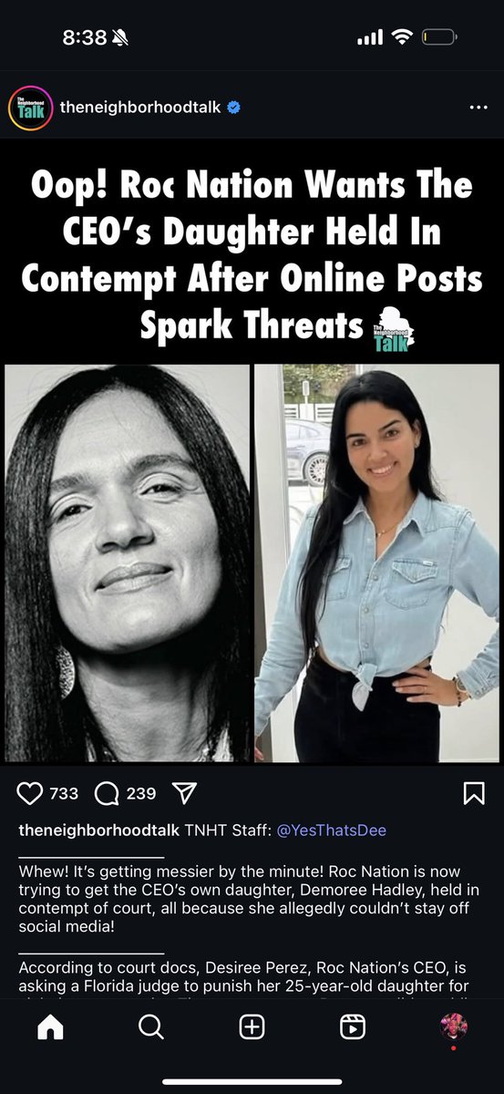 RemedeeRaps's tweet image. Good morning, ROC nation can’t take the heat that this case is getting and Desiree wants to lock up her own daughter now so she can stop talking about the horrible things her mother did to her. #JusticeForDemoree