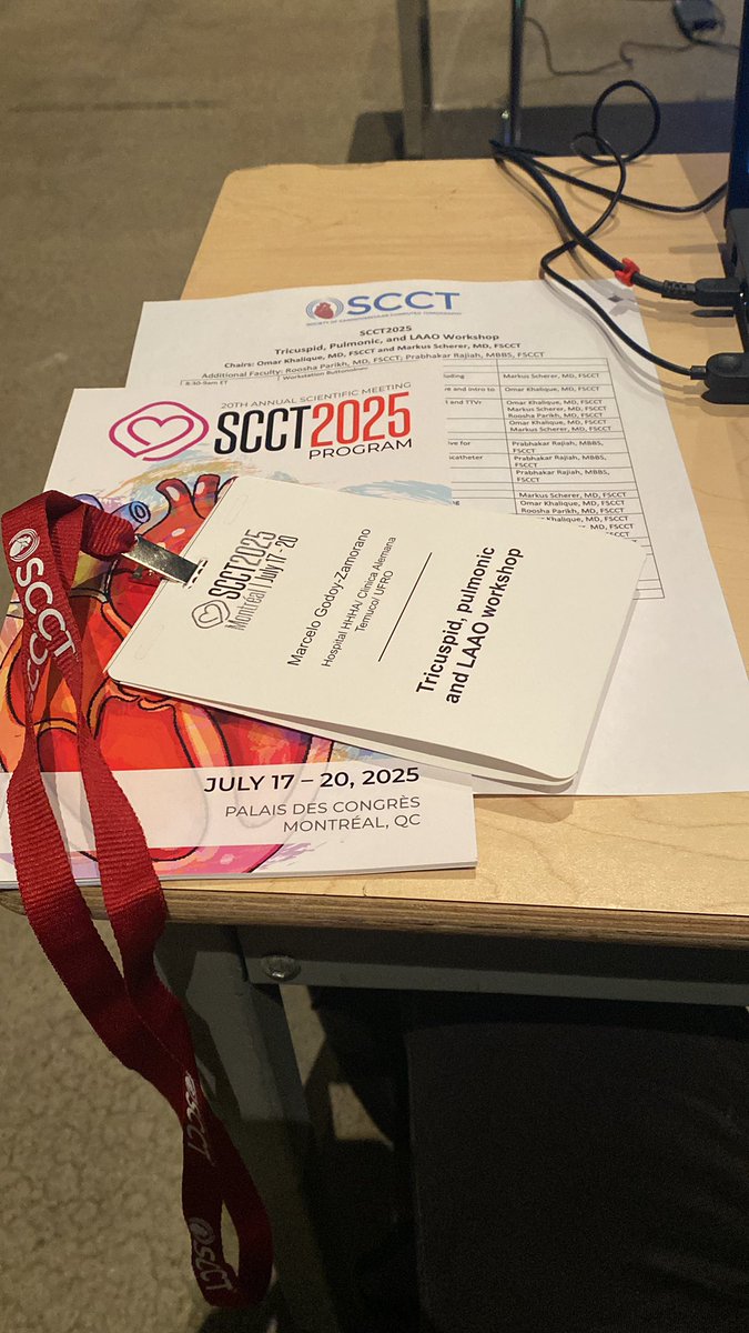 Excited to be here. @SCCT #YesCCT #CardiacCT Tricuspid, pulmonic and LAAO workshop #SCCT2025
