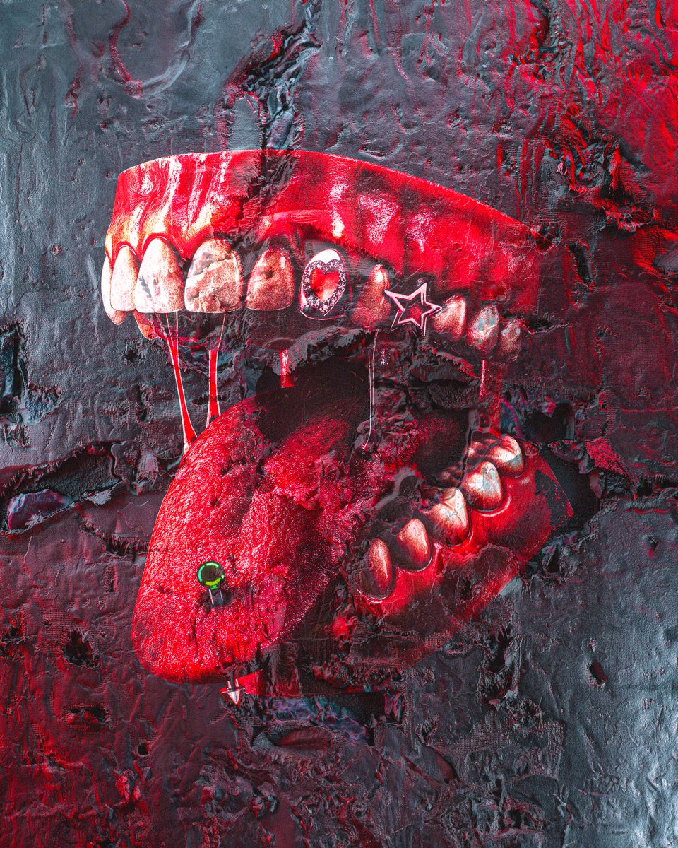 shakkablood's tweet image. taste the feedback 🦷😈
which version do you like better? brutal vs blood red
