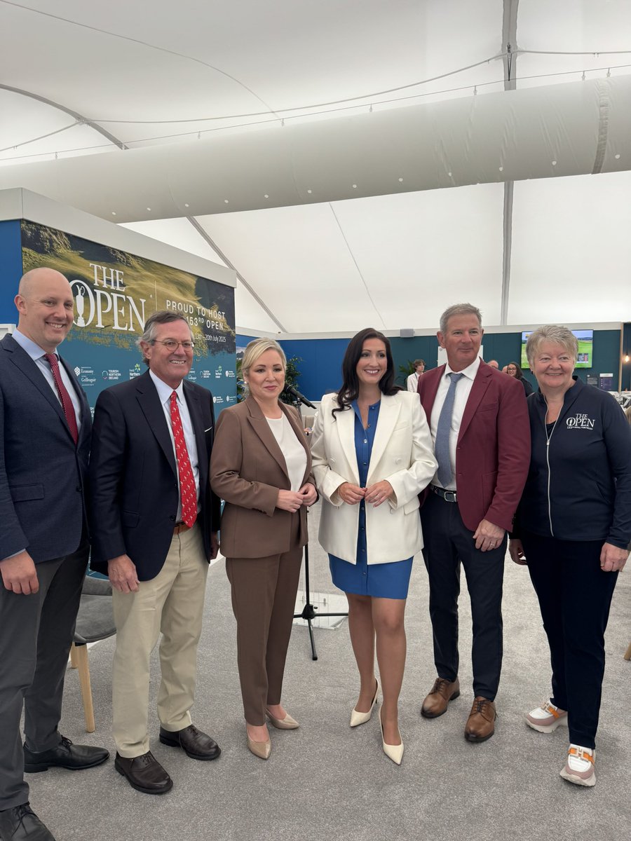 USAmbIreland's tweet image. It was a pleasure to meet NI First Minister @moneillsf and deputy First Minister @little_pengelly today with @USAmbUK. The United States remains committed to a stable, peaceful, and prosperous Northern Ireland.