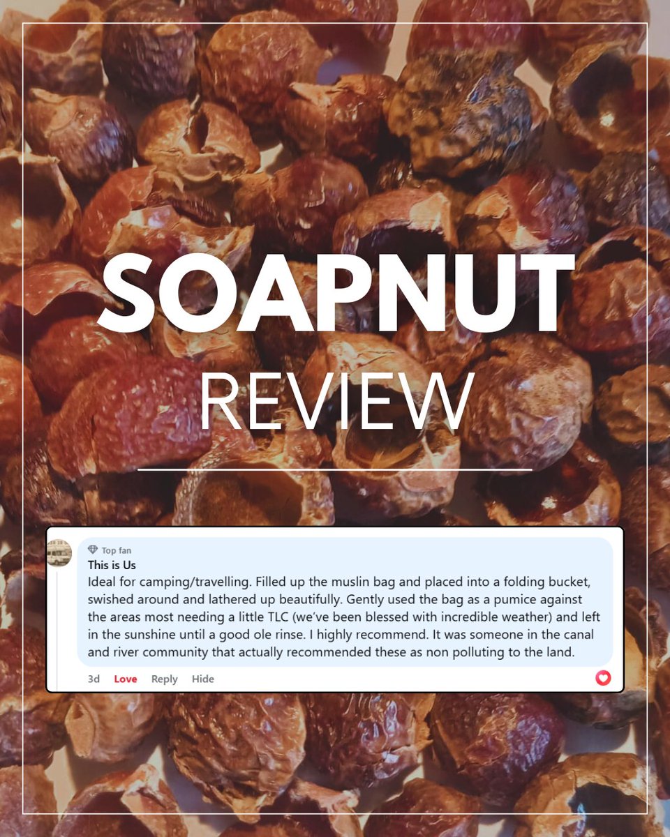 We're loving how This is Us chose to use our soapnuts while camping.
How do you use yours?