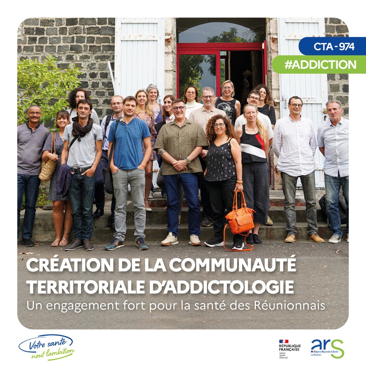 #addiction 🍷 | Création de la Communauté Territoriale d’Addictologie (CTA-974)

Alcool, violences, accidents, troubles liés à la grossesse… 
À La Réunion, de nombreuses personnes sont concernées par les addictions. 

Pour mieux aider ces publics, l’ARS La Réunion et le CHU