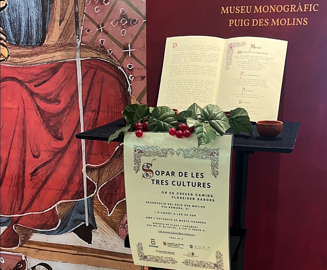 👉🏼El Museu Arqueològic d’Eivissa i Formentera organitza el “Sopar de les Tres Cultures” a la Necròpolis del Puig des Molins

🔗tn.caib.es/sopartrescultu…