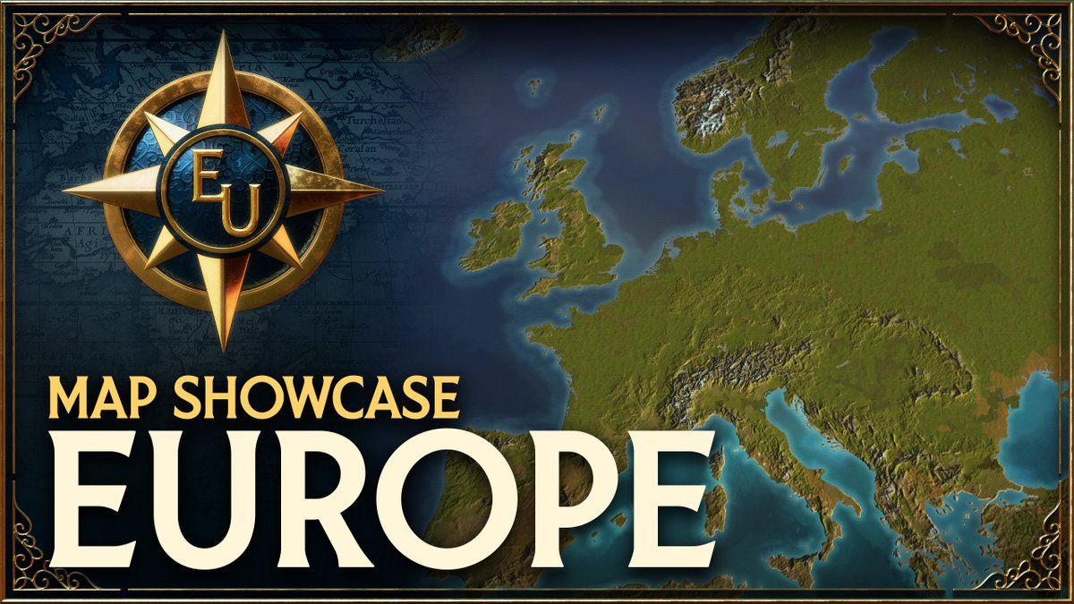 E_Universalis's tweet image. What is a Map Game without its Map? 🗺️
In today's in-development showcase video, we take a tour of EU5s 3D map. Join as we soar through the skies of Europe and display the various terrain, weather, units and environment details!
Link here👉 youtu.be/RIdUaP7InV0