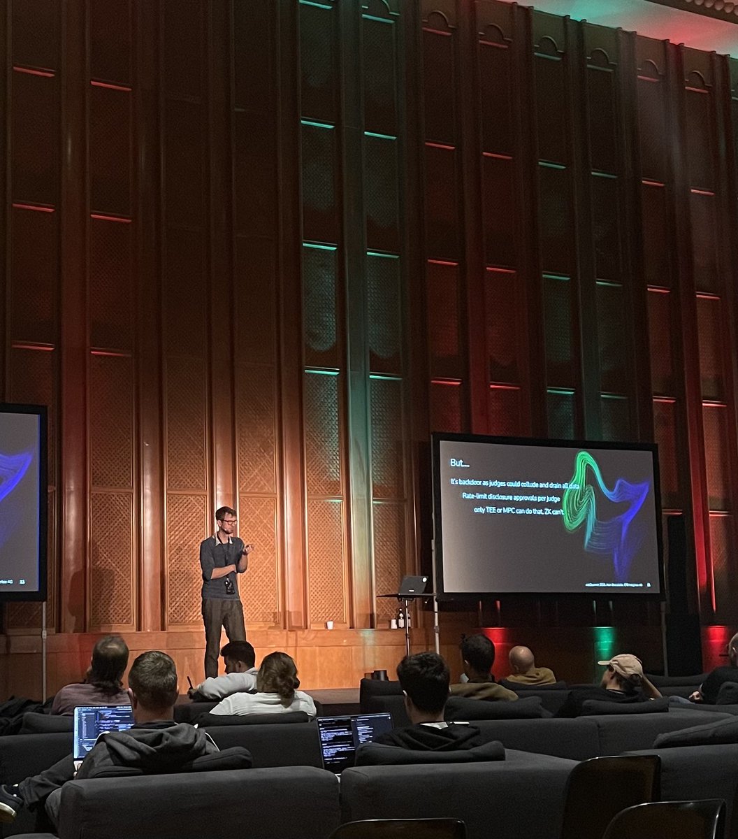 0xfarbey's tweet image. “Quantim cryptography may enable trusted hardware without trusting the manufacturer”
@brenzi5 / @integri_t_e_e
At @Web3summit