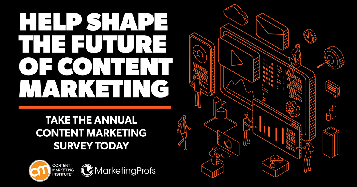 MarketingProfs's tweet photo. 🗣️🗣️🗣️Call all marketers! Please share your POV on the changing... *waves arms wildly*... everything; you might win 1 of 5 $100 VISA® gift cards. Here's your chance...

https://t.co/Xq0AWumADk

(RT plz!) (Is RT still what we call it?) https://t.co/CrdsF4xVuK