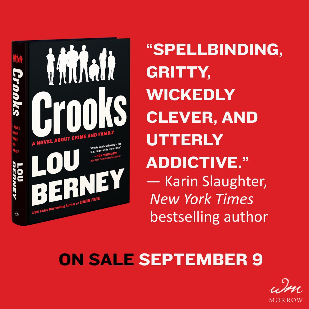 Lou Berney (@lou_berney) on Twitter photo i know you've already pre-ordered CROOKS (you've pre-ordered CROOKS, right?) so here is affirmation of your choice from the great <a href="/SlaughterKarin/">Karin Slaughter</a> i know you've already pre-ordered CROOKS (you've pre-ordered CROOKS, right?) so here is affirmation of your choice from the great <a href="/SlaughterKarin/">Karin Slaughter</a>