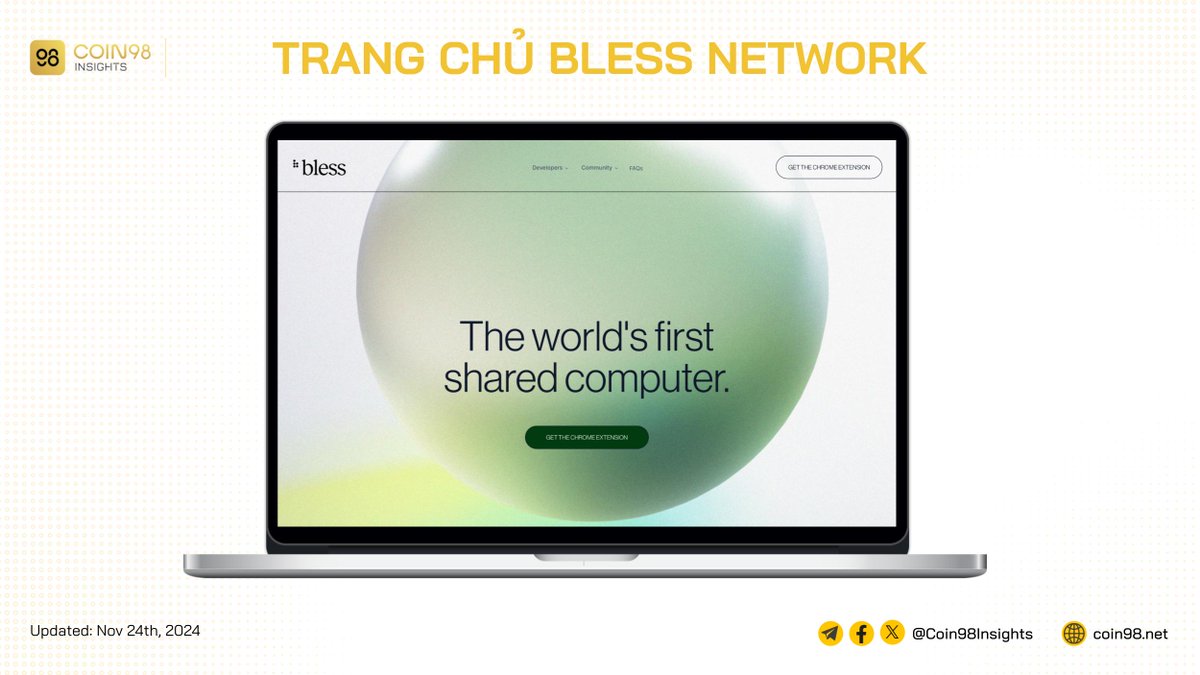 SakshiKalraa's tweet image. 🚀 @theblessnetwork : The World&apos;s First Shared Computer
Revolutionizing decentralized compute through idle consumer devices—CPU, GPU, bandwidth—all activated via a simple browser extension.
🔹 Built on Solana
🔹 DePIN-native architecture

@KaitoAI  #yapps #yapper #yappingpoints