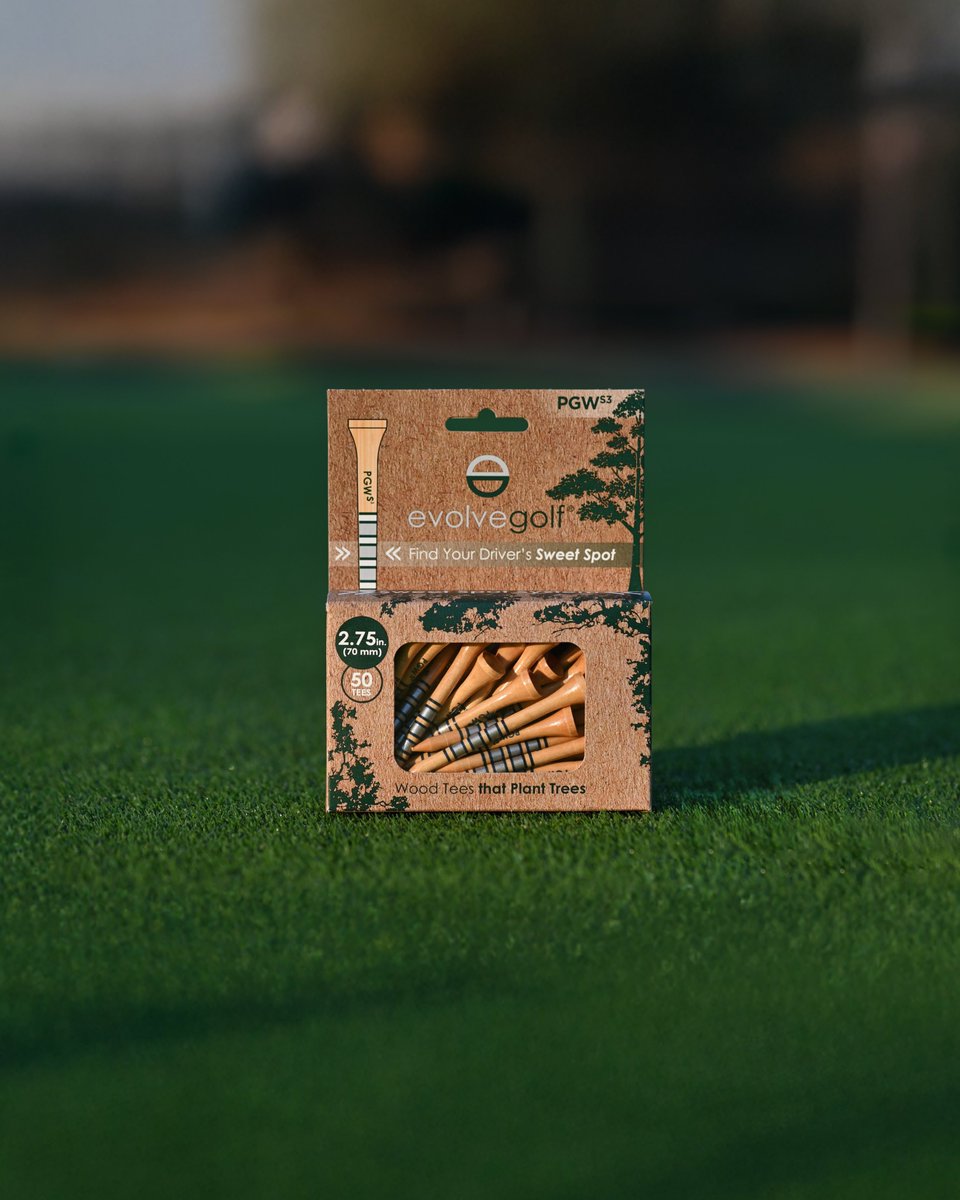 Wood Tees that Plant Trees.
PGW S3 tees help you hit the Sweet Spot every time, and give back to the environment that makes the game possible.
It All Starts On The Tee.
#GolfGear #SweetSpotSystem #GolfTees #ArborDayFoundation #TeeTime #Golf #NCGolf #NC