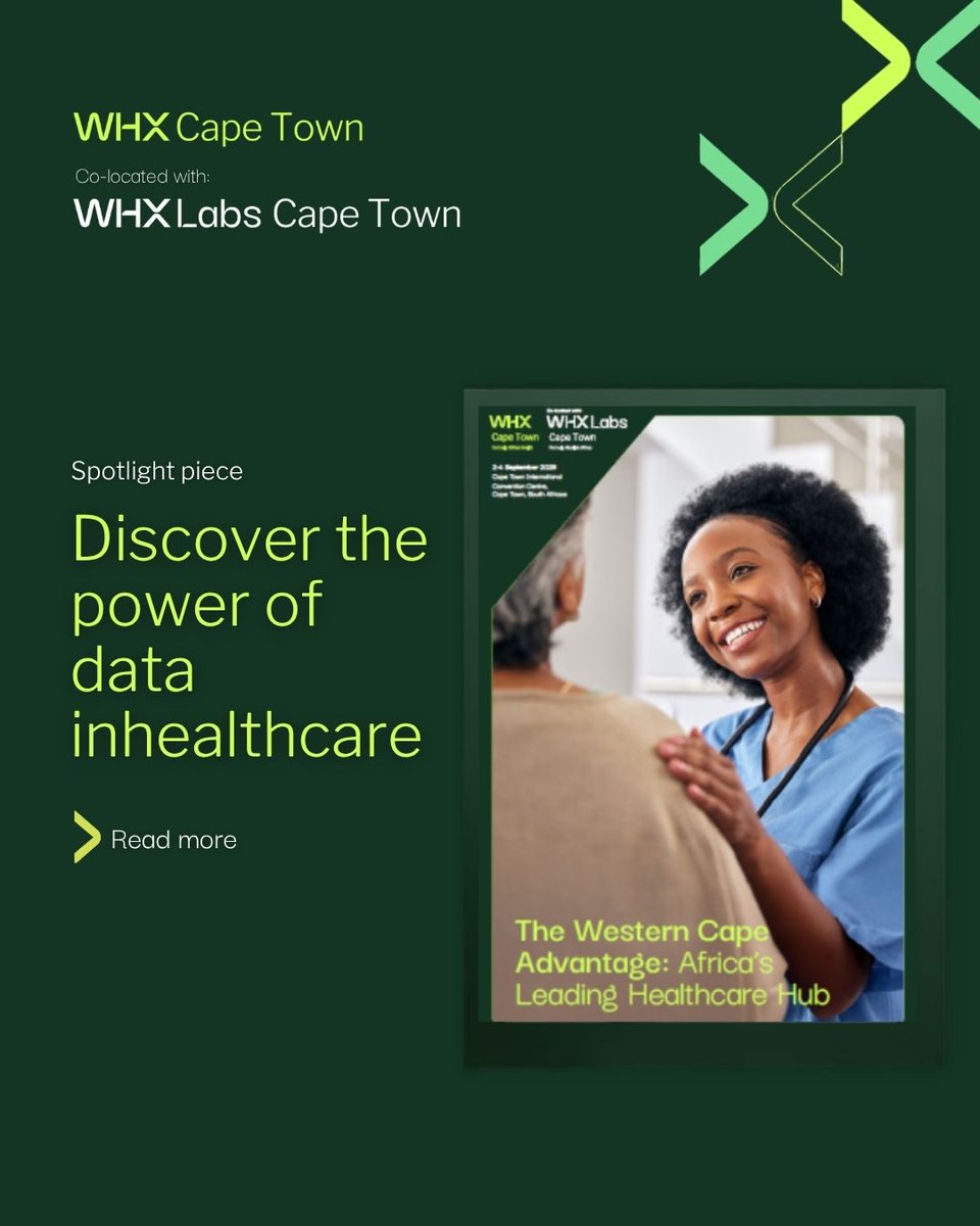 Innovation, investment and data are transforming the Western Cape into South Africa’s leading healthcare hub, with ripple effects across the continent.
Click here to read the full report: bit.ly/3Iw43mJ
Click here to register now: bit.ly/4eEDMP1

#WHXCapeTown