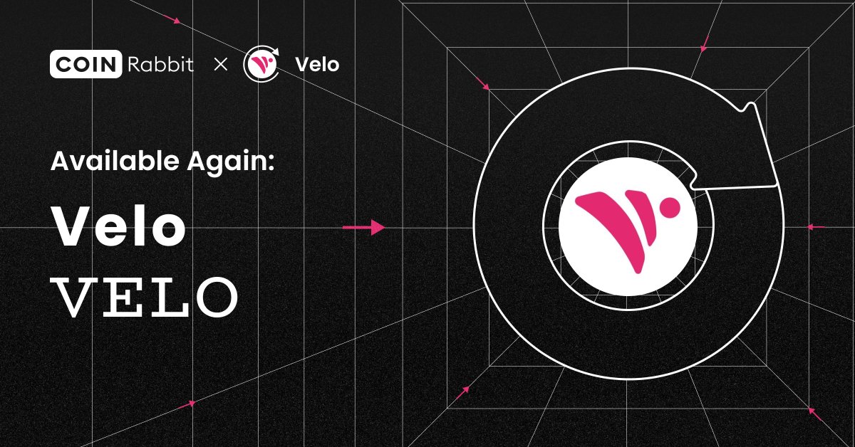 CoinRabbitLoans's tweet image. It's back!🚀
$VELO by @veloprotocol is available again for crypto loans on CoinRabbit!
Check out this long-awaited comeback here:
tw.coinrabbit.io/cash