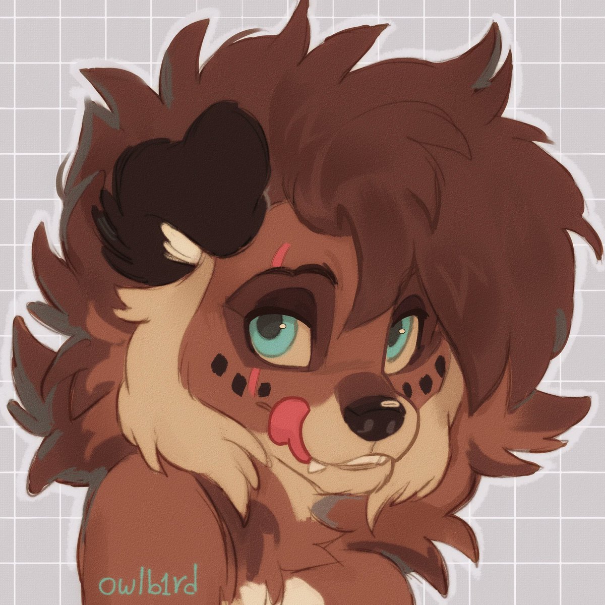 owlb1rd's tweet image. attack on @coddybarks 
-{ #artfight2025 }-