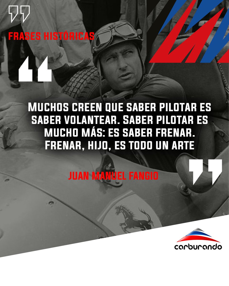 CarburandoTV's tweet image. El recuerdo para Juan Manuel Fangio a 30 años de su partida ✨🏁

#Fangio #Automovilismo