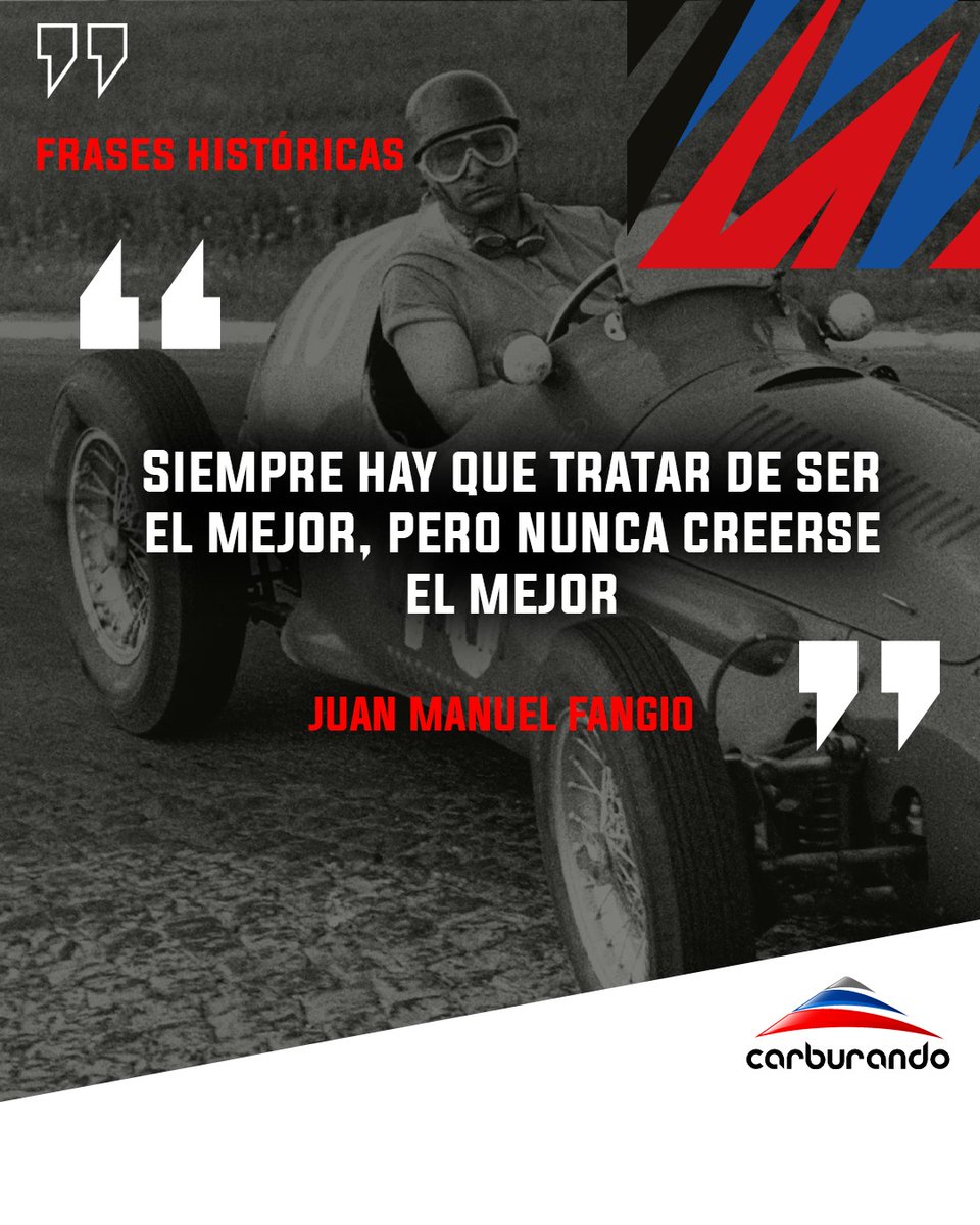 CarburandoTV's tweet image. El recuerdo para Juan Manuel Fangio a 30 años de su partida ✨🏁

#Fangio #Automovilismo