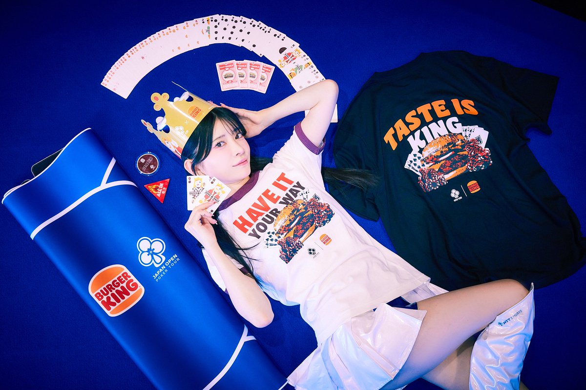 ついにビジュアル解禁👀🍔 ＼ JOPT × BURGER KING® コラボグッズ、初