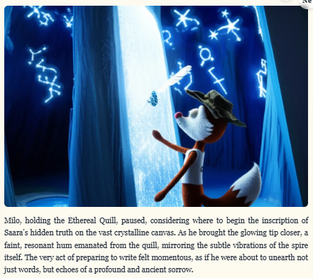 Just created my page in @‌campnetworkxyz's Never Ending Story using @‌StoryChain_AI 📖 Continue Milo's story for a chance to win a @‌CampTrailHeads WL spot! #NeverEndingStory