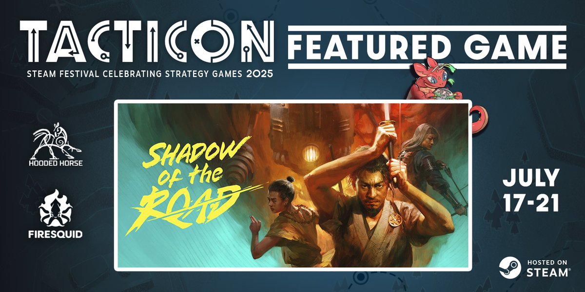 In for some crunchy turn-based tactics with a side of flavourful story? Check out Shadow of the Road - the SSS rank game (Samurai, Strategy and Supernatural) at TactiCon 2025.

#TactiCon