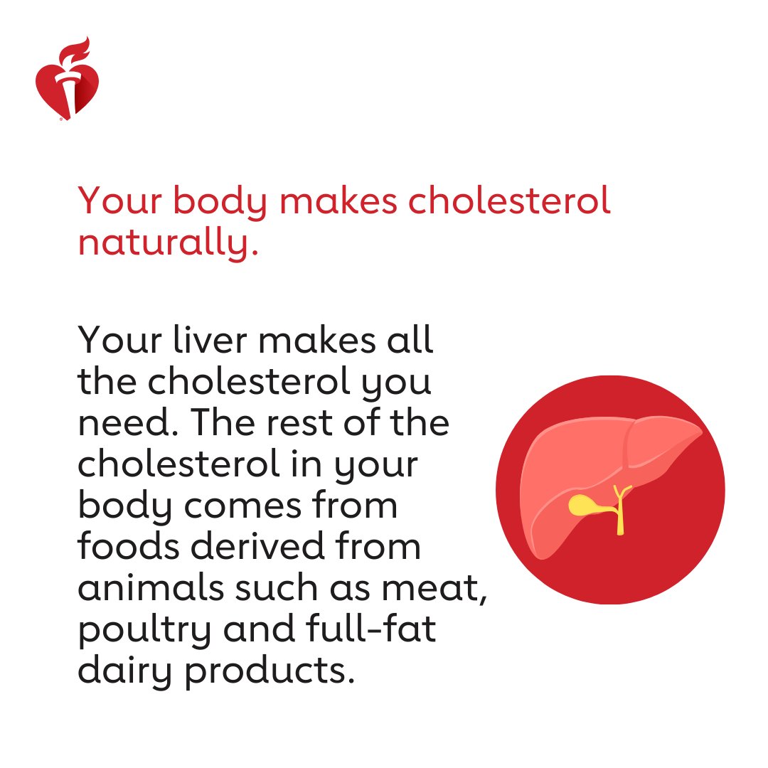 GoRedForWomen's tweet image. We all have cholesterol. In fact, we need it to function. But too much of the wrong kind—LDL (bad) cholesterol— can raise the risk of heart attack and stroke. Talk to your doctor about your cholesterol numbers, especially LDL.