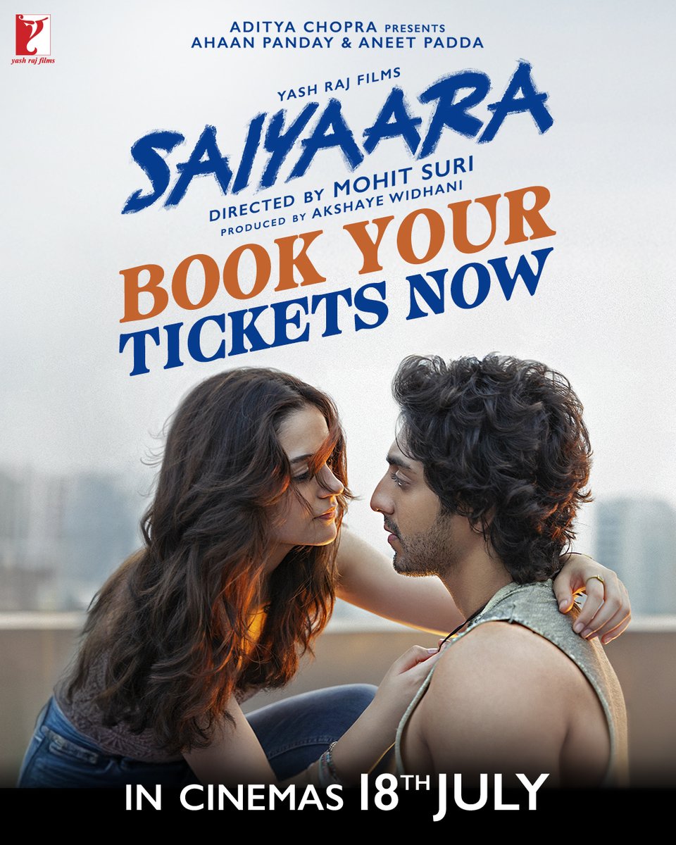 Some love stories stay with you forever… ❤️ 

Book your tickets for #Saiyaara now! 
For international cinema listings, click here -  yashrajfilms.com/international/… 

#AhaanPanday | #AneetPadda | <a href="/mohit11481/">Mohit D Suri</a> | #AkshayeWidhani | #YRFInternational