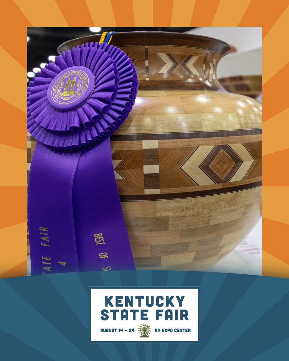 kystatefair's tweet image. This is it — the FINAL call to enter your projects in the Kentucky State Fair! Got a masterpiece? A homegrown prize-winner? A hidden talent ready to shine? Today’s your LAST chance to enter. Don’t miss your moment to show off what you’ve got! go.kyvenues.com/437QOPT