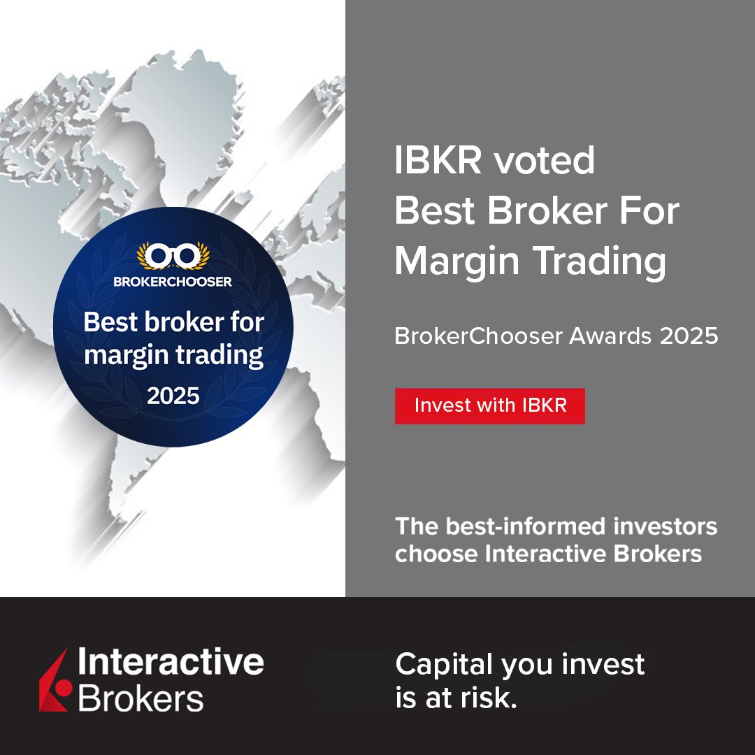 Invest with IBKR at low borrowing rates: interactivebrokers.eu/mkt/rd.php?src…

Capital at risk. #ad
Trading on margin is only for sophisticated investors with high risk tolerance. You may lose more than your initial investment.