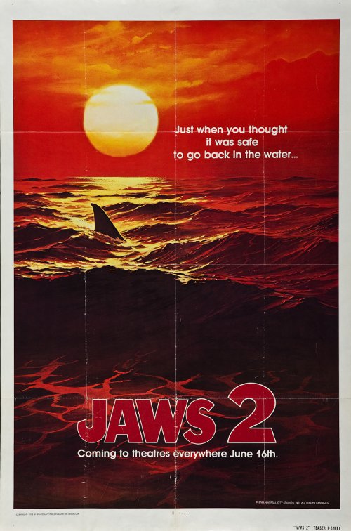 FLSecofState's tweet image. It’s almost Shark Week! Break out the popcorn for the 1978 summer movie classic Jaws 2, which was filmed primarily in Navarre Beach, Florida. This movie poster from the Museum of Florida History collection is just one of the many that highlight Florida’s role in moviemaking.…