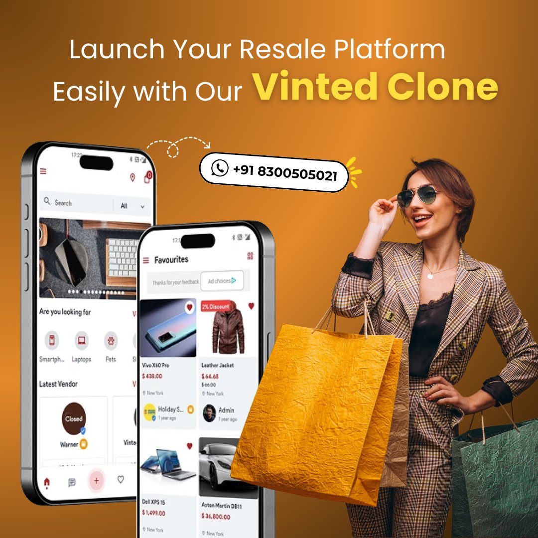 migrateshop's tweet image. The Smart Way to Start a Fashion Resale App!
With our Vinted Clone, you can create a feature-rich platform for buying and selling pre-loved items.
Visit: migrateshop.com/vinted-clone/
#vintedclone #classifiedscript #buyandsell #migrateshop #business #ecommerce #startups