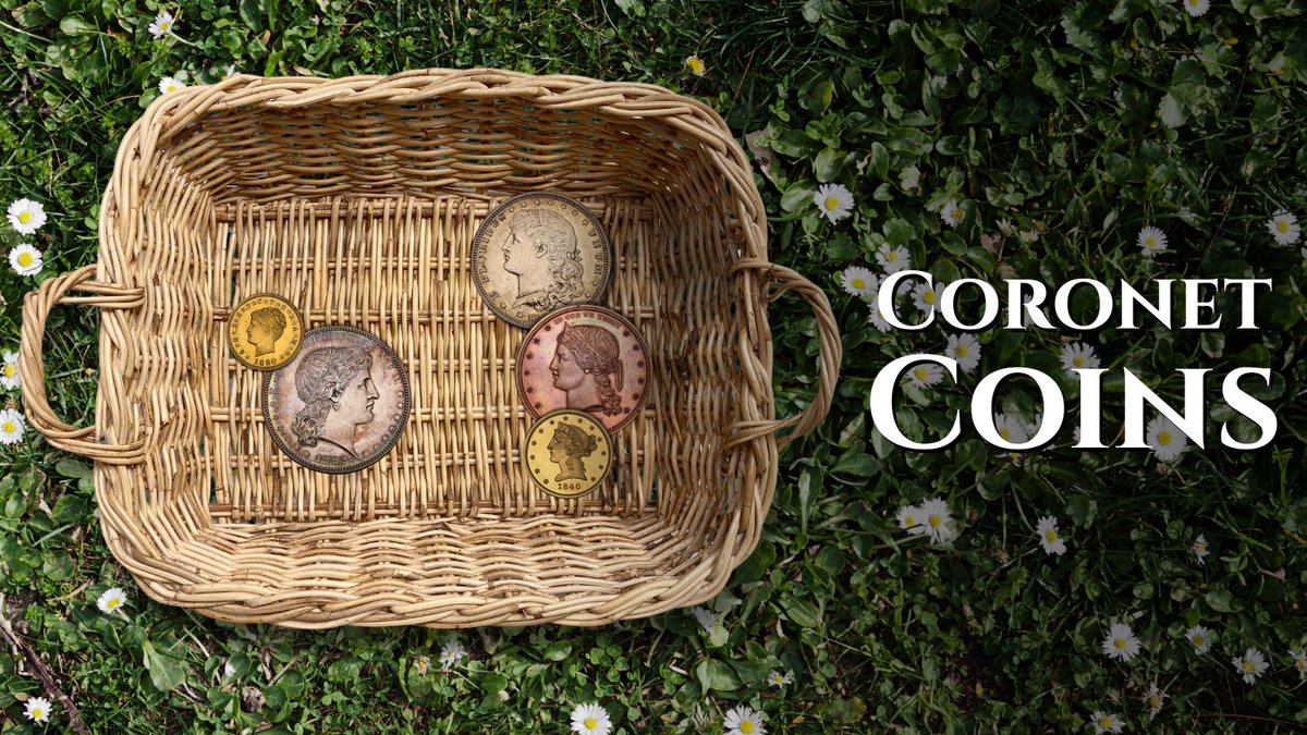 ModernCoinMart's tweet photo. In the 1800s, Liberty got a royal touch👑 a coronet! While British coronets symbolized nobility and rank on U.S. coins, they stood for freedom, democracy, and authority—a bold American twist on a classic crown. https://t.co/26lw1ZE9OM