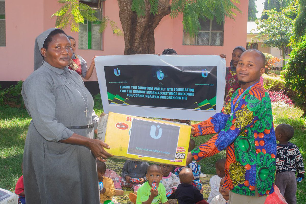 Quantum_ATS's tweet image. 【Quantum Wallet ATU Foundation Humanitarian Initiative】
🇹🇿 🇹🇿 We are honored to announce that the Quantum Wallet ATU Foundation has successfully launched its first on-site humanitarian mission at the Cornel Ngaleku Children’s Center in Tanzania
💞This initiative aims to…