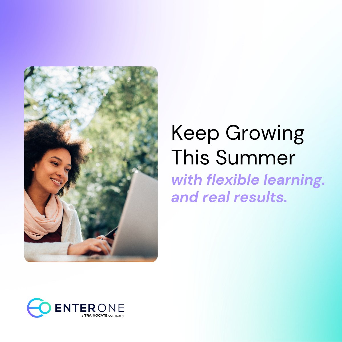 enteronecorp's tweet photo. Whether you're working from the beach, the balcony, or just soaking in longer days, it's the perfect season to invest in your skills.

From bite-sized online learning to full certification courses, EnterOne helps you stay sharp without burning out. https://t.co/QBQWgqMmna