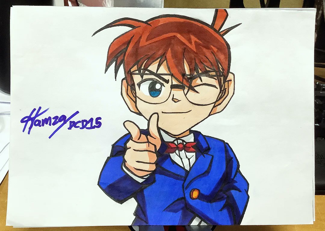 Art Gift for a friend
Detective Conan

#traditionalart #markerart #artgift #DetectiveConan #DetectiveConanFanArt