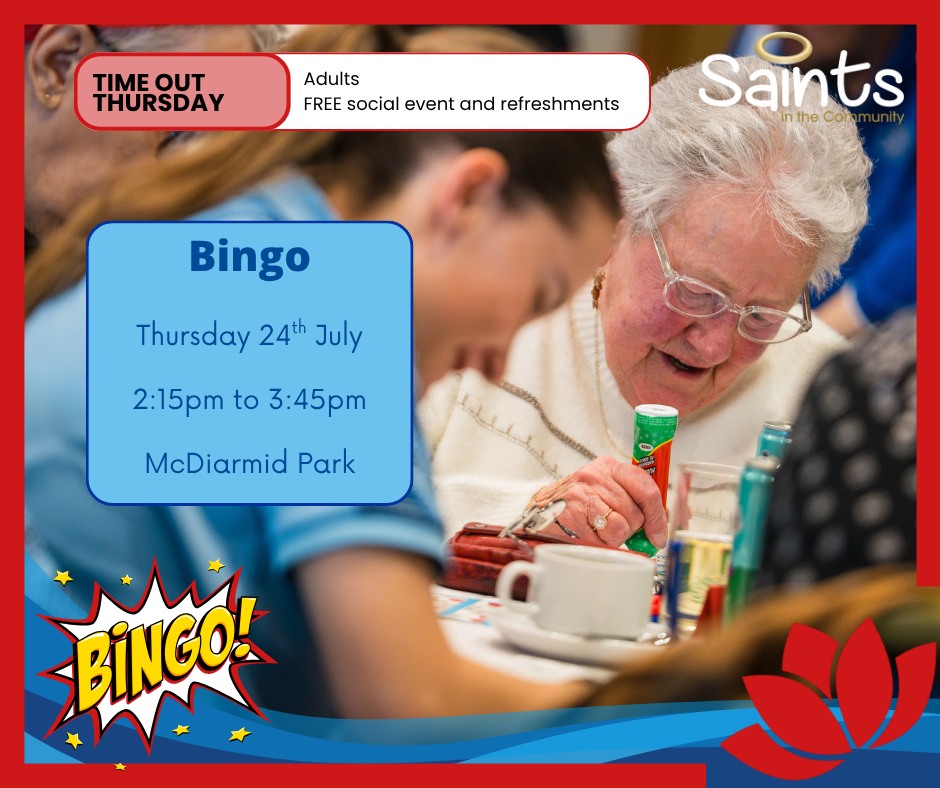 🆕l Part of our social timetable, get ready to shout "Bingo!" and win prizes at our FREE Time Out Thursday Bingo event. 

Whether you're a Bingo pro or a newbie, everyone is welcome to join in on the excitement, refreshments will be provided.

Book ⤵️
bit.ly/TOTbingo24Jul