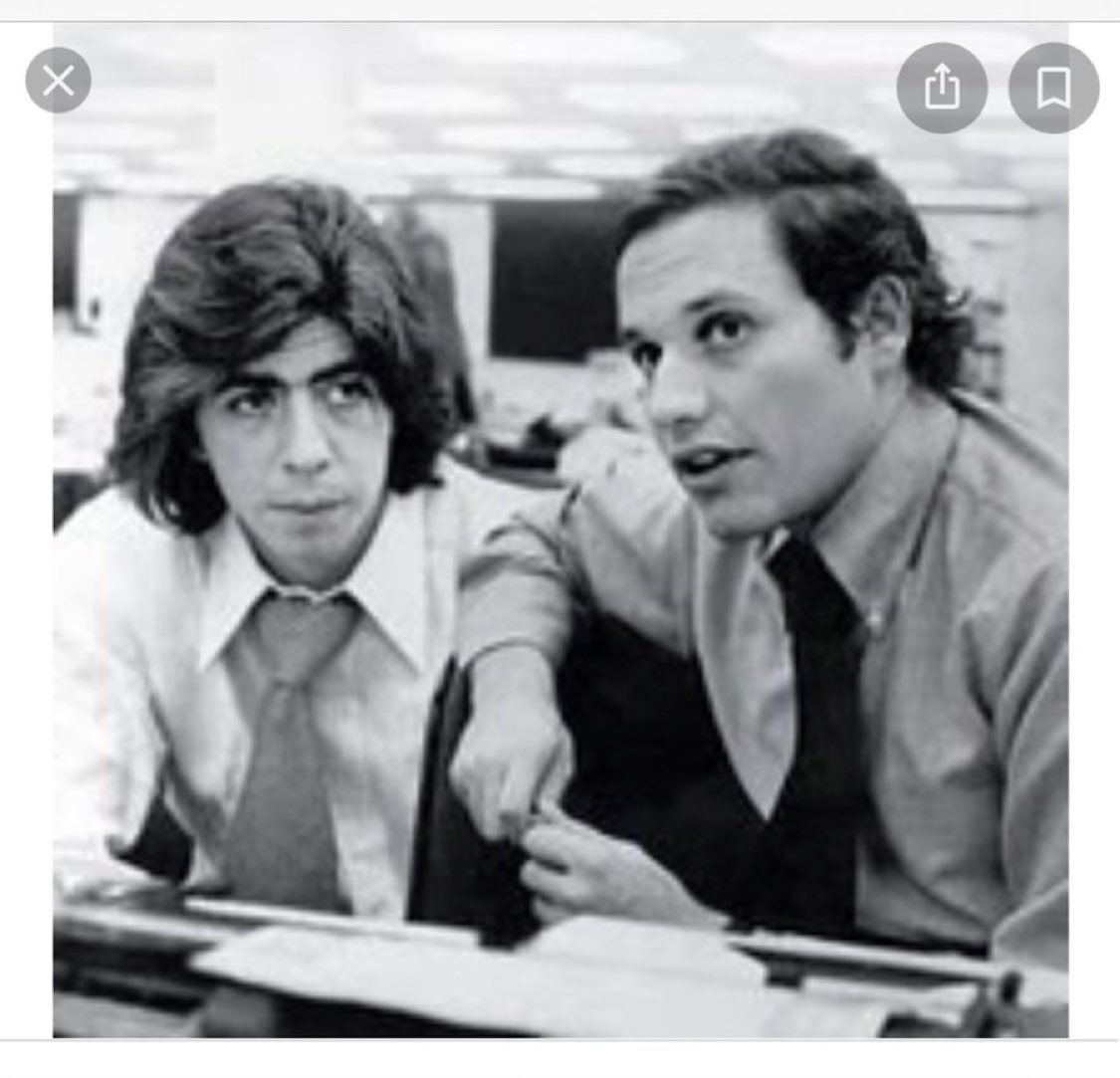 gregkellyusa's tweet image. Woodward and BERNSTEIN. Basically a couple of Fake News Jerks, BUT—for one brief moment they BUSTED THEIR ASSES to uncover “Juicy Details” re Watergate. NOWADAYS, Podcast “Bros” just smoke Dope and complain that the Attorney General hasn’t Emailed them a BIG SCOOP Lately. #lazy