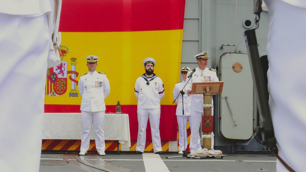 DefenceOps's tweet image. ๐ Celebrating with our ๐ช๐ธ CSG Partners!
Yesterday, a military ceremony was held on the Mรฉndez Nรบรฑez. ๐ณ๏ธ
๐๏ธThis was a special celebration for the @Armada_esp, honouring Our Lady of Mount Carmel, Stella Maris, patroness of the Spanish Navy & all seafarersโ๏ธ
@ukinspain @EMADmde
