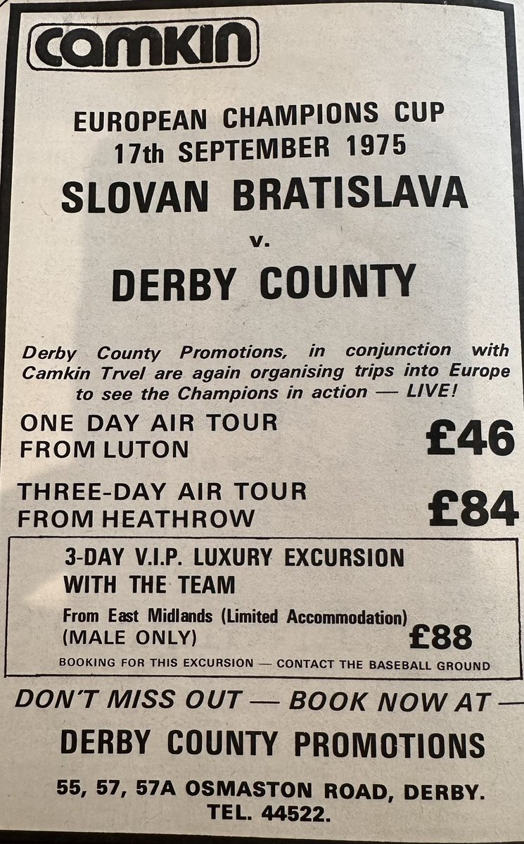 sjforsyth's tweet image. Which option would you choose? 

No explanation provided for why the £88 VIP Luxury excursion with the team was restricted to ‘Male Only’

#DCFC #dcfcfans