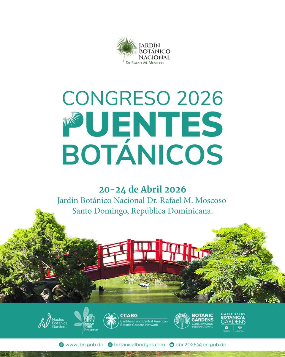 bgci's tweet image. 📣  Abstract submissions and scholarships for 2026 Botanical Bridges Congress have been extended! 

📅 Deadline for both abstract and scholarship  is September 30, 2025

For more info buff.ly/JX634OS 

#BotanicalBridgesCongress #BBC2026
