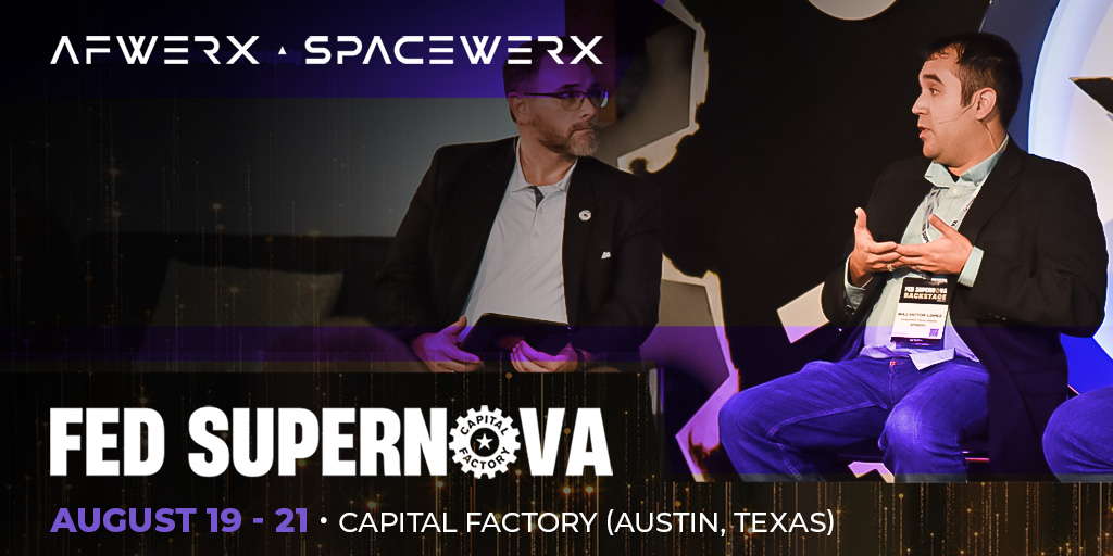 SpaceWERXDOD's tweet image. Joining us at Fed Supernova 2025 in Austin? 💥👍
We’re teaming up with @DeptofDefense & gov partners to host Joint Office Hours to talk programs & DAF priorities with innovators!
📅 Aug 19
⏰ 1–5pm CT
📍 Capital Factory
Registration coming soon. More: afwerx.com/events/2025-fe…