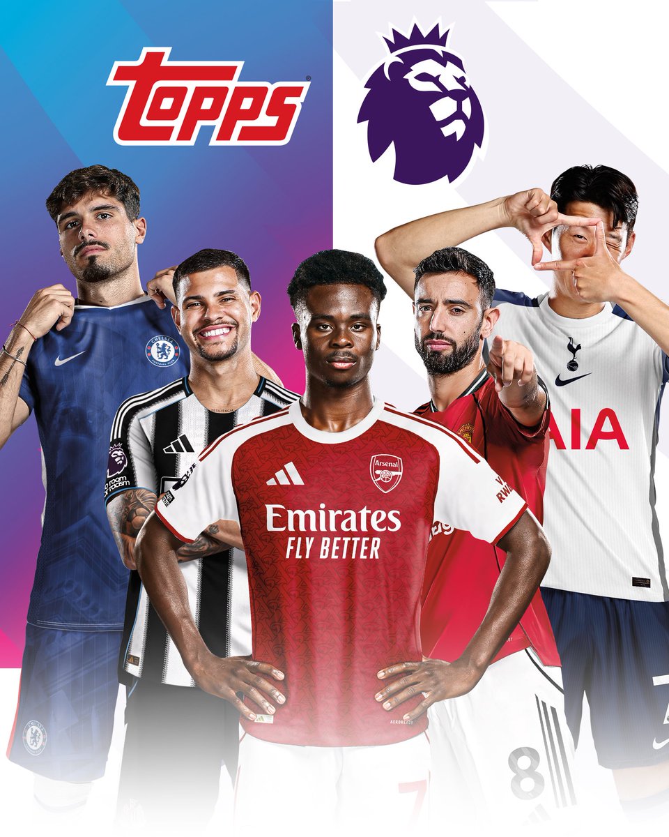 𝗜𝗧’𝗦 𝗢𝗙𝗙𝗜𝗖𝗜𝗔𝗟: Topps and the Premier League have reunited for a long-term trading card &amp; collectibles partnership.