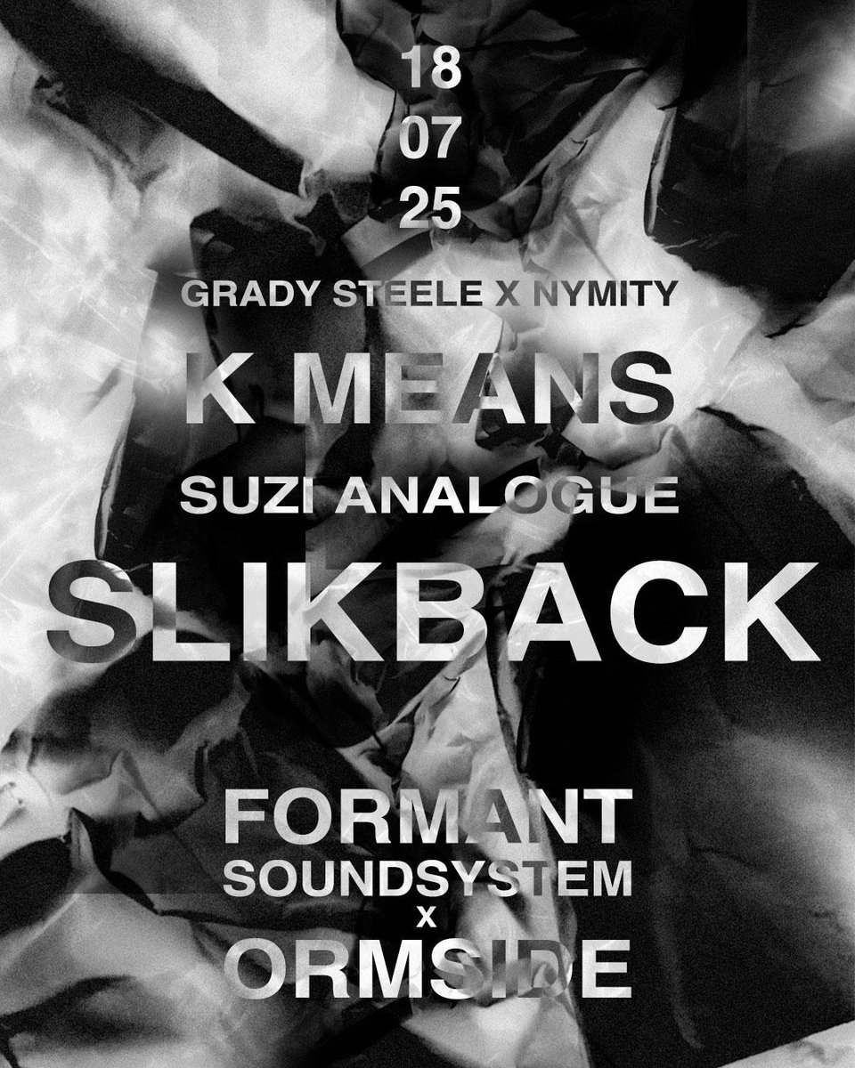 suziAnalog's tweet image. Headed to London, UK where I play this Friday night July 18th with East African electronic icon @slikback and they are bringing us a soundsystem!!!!!
London, pull up: 📍@OrmsideProjects
ra.co/events/2198303
