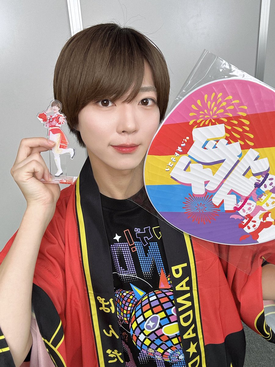 やっと昨日法被オソロできて嬉しかった😍❣️ げっとしてくれた方