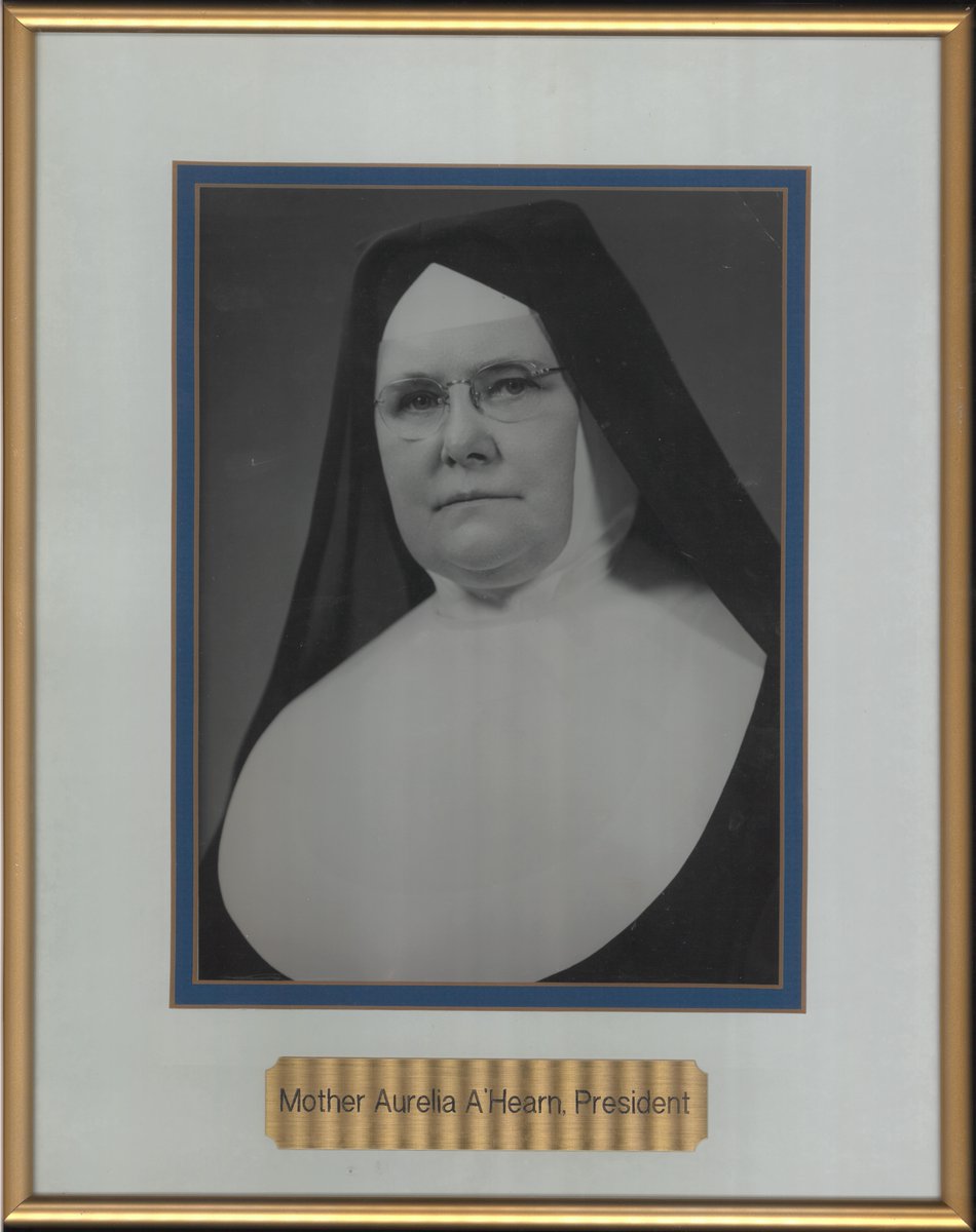 It's our Centennial year, which means we are celebrating Gannon's history, while focusing on our future. 💯❤️💛  Let's recognize Mother Aurelia A’Hearn, who served as President of Villa Maria College from 1942 to 1966 bit.ly/4k9ht59