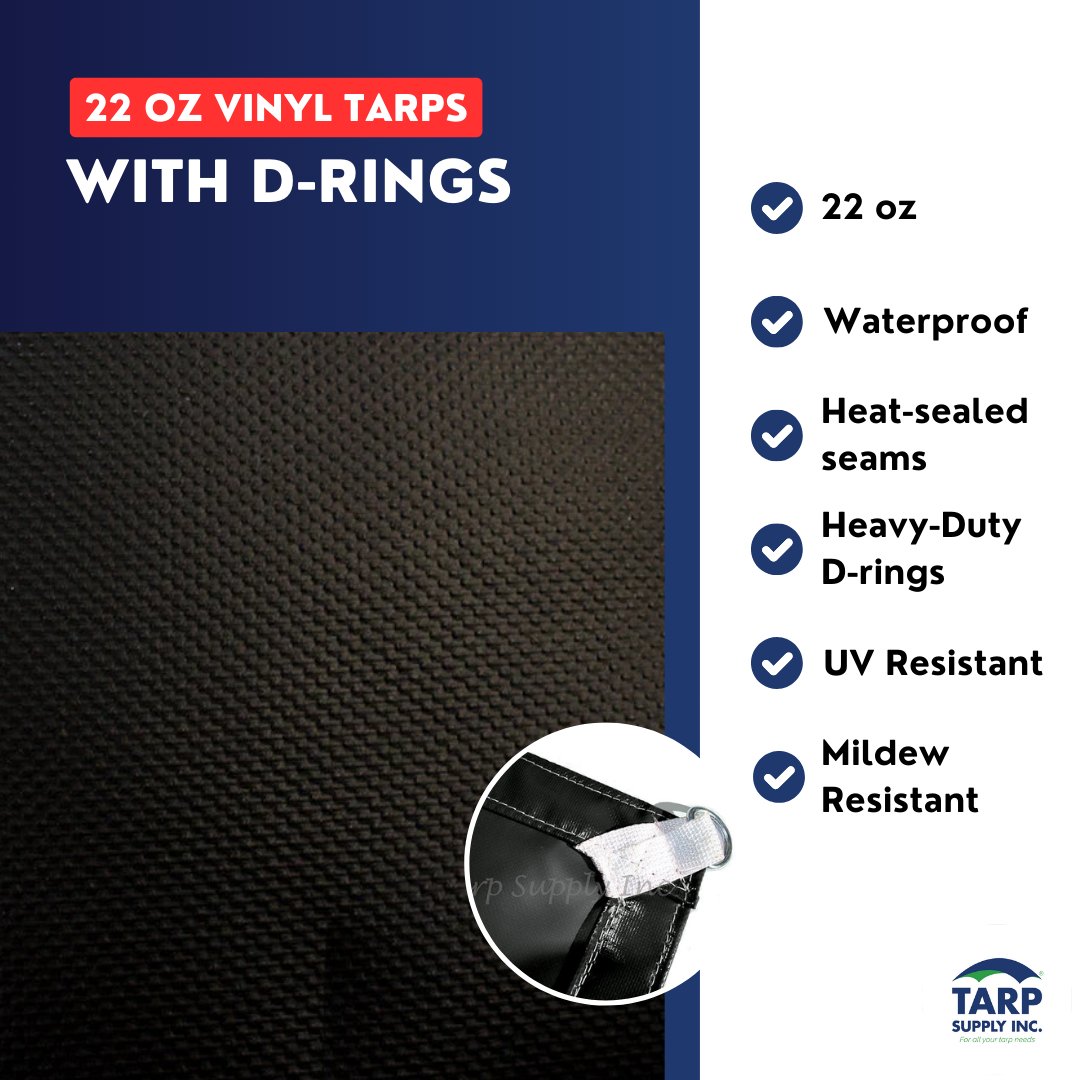 tarpsupplyinc's tweet photo. Elevate your coverage with 22 OZ VINYL TARPS WITH D-RINGS from Tarp Supply Inc.®! Strong, flexible & easy to secure for heavy-duty use.
🛒 https://t.co/f659Wh72iS
📞 630-953-4700
💬 https://t.co/nx666FacQS
#TarpSupplyInc #VinylTarps #SecureProtection #Tarps #CustomTarp https://t.co/andUFmlVbT