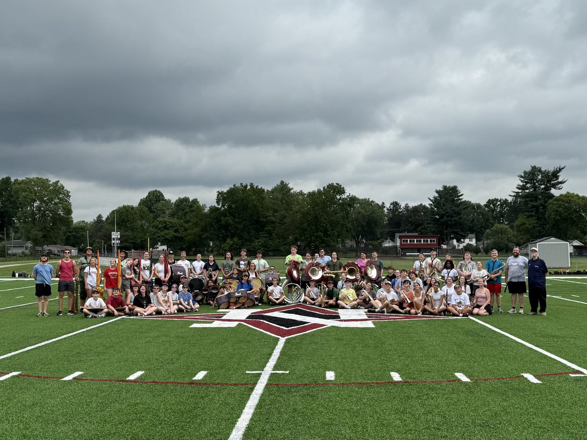 First day of practice on the new turf field at NHS.